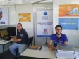 Cleverson Rafael Fiorelli e Carlos Guilherme Iop Linhares prestaram assistência técnica aos órgãos do governo do Estado na Expovizinhos 2011