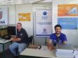 Cleverson Rafael Fiorelli e Carlos Guilherme Iop Linhares prestaram assistência técnica aos órgãos do governo do Estado na Expovizinhos 2011