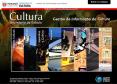 Página inicial do portal de Getão de Informação da Cultura
