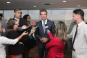 Governo do Paraná e o Tribunal Superior Eleitoral (TSE), firmam acordo de cooperação para integrar base de biometria. O Governador Beto Richa e o ministro Gilmar Mendes assinaram o acordo.Brasília, 14/11/2017.Foto: Divulgação ANPr