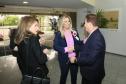 A vice-governadora Cida Borghetti recebeu nesta quarta-feira(14) em seu gabinete a visita da embaixatriz Barbara Sobel, logo apos visitaram a sede da Celepar. - Curitiba/PR, 14.12.2016 - Foto Jonas Oliveira