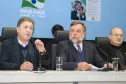 Jacson Carvalho Leite, Flávio Arns e Zaki Akel Sobrinho