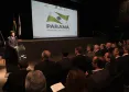 Governador Beto Richa na reunião com todo o secretariado estadual, dirigentes de autarquias e chefes de gabinetes, no Museu Oscar Niemeyer.