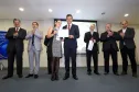 O governador Beto Richa participa, na Celepar, do lançamento do Projeto Escola de Gestão Inteligente. Participaram da solenidade: presidente da Celepar, Jacson Carvalho Leite, presidente do Tecpar, Julio Felix.Curitiba, 11-11-15.Foto: Arnaldo Alves / ANPr.