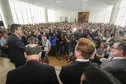 Governador Beto Richa empossa os novos secretários estaduais, chefe da Casa Civil, Valdir Rossoni, da Administração, Reinhold Stephanes e da Justiça, Cidadania e Direitos Humanos, Artagão Junior. Curitiba, 21/03/2016. Foto: Pedro Ribas/ANPr