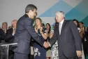 Governador Beto Richa empossa os novos secretários estaduais, chefe da Casa Civil, Valdir Rossoni, da Administração, Reinhold Stephanes e da Justiça, Cidadania e Direitos Humanos, Artagão Junior. Curitiba, 21/03/2016. Foto: Pedro Ribas/ANPr