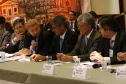 Da esquerda para a direita: Carlson Aquistapasse, Jacson Carvalho Leite, José Richa Filho, Cassio Taniguchi e Joaquim José Fernandes da Costa Jr.