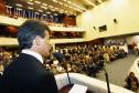 Governador Beto Richa discursa na abertura dos trabalhos na Assembleia Legislativa