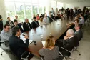 O governador Beto Richa assina contratos com quatro empresas para construção de três cadeias públicas (de Campo Mourão, Guaíra e Piraquara), de dois Centros de Integração Social (Piraquara e Foz do Iguaçu I) e para a ampliação da Penitenciária Estadual de Ponta Grossa. Curitiba,23/01/2013. Foto - Antonio Costa