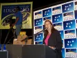 A superintendente de Educação da
Secretaria, Yvelise Arco-Verde, na
Escola de Governo, dia 18 de
dezembro de 2007