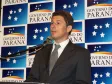 O presidente da Paraná Esporte,
Ricardo Gomyde, na Escola de
Governo, dia 18 de dezembro de 2007
