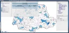 Tipo de agente "Entidade" e todas as suas categorias mostradas no mapa.