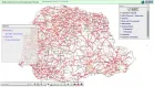 Destaque no mapa do sistema viário.