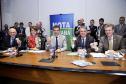 Governador Beto Richa lança o programa Nota Paraná, que incentiva o consumidor a pedir nota fiscal. Curitiba, 03/08/2015.Foto: Rogério Machado/ANPr