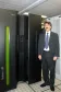 Presidente da Celepar, José Antonio de Castro e o novo MainFrame z10.