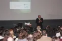 Diretor Presidente da Celepar e Secretário de Assuntos Estratégicos, Nizan Pereira na abertura da palestra do Consultor Pier Roberto Riboni (Diretor Executivo da Rhino Consulting)
