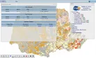 Destaque no quadro de consulta de informações dos tipos de solo do município de Londrina.
