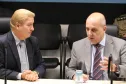 Presidente Jacson Carvalho Leite e o general-de-brigada Oscar Grault
