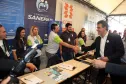Governador Beto Richa visita a UPS-Cidadania em São José dos Pinhais, no 17º Batalhão de Polícia Militar (17º BPM).São José dos Pinhais, 28/07/2017.Foto: Orlando Kissner/ANPr