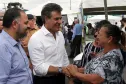 Governador Beto Richa visita a UPS-Cidadania em São José dos Pinhais, no 17º Batalhão de Polícia Militar (17º BPM).São José dos Pinhais, 28/07/2017.Foto: Orlando Kissner/ANPr