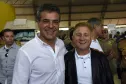 Governador Beto Richa, acompanhado pelo prefeito Rafael Greca, ministro das ciomunicações do Papa Francisco, Monsenhor Dário Viganó, vice-prefeito Eduardo Pimentel, secretário de infraestrutura e logística, José Richa Filho, presidente da Sanepar, Mounir Chaowiche, presidente da Celepar, Jacson de Carvalho, secretário de assuntos estratégicos, Edgar Bueno e demais autoridades, participa do encerramento do Mutirão da Cidadânia no Bairro Novo.Curitiba, 12/08/2017Foto: Ricardo Almeida / ANPr