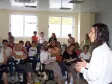 Dirceu Grein, analista da Celepar, 
durante apresentação 
do Hospub aos funcionários do 
Centro de Reabilitação