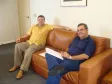 Presidente da Celepar Vanderlei Iensen e o secretário
de Coordenação de Projetos Sociais Nivaldo Maldonado
