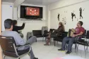 Apresentação da matinê, exibição do filme "Planeta Sagrado"
