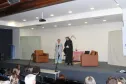Teatro SIPAT 2013 "Três Malas, Um Destino". Tania Wolkmann, Solange Hidalgo, Gil Priandi e Pedro Colodi