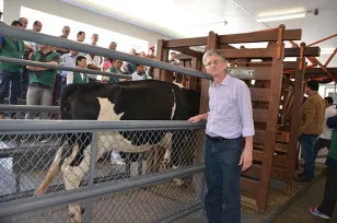 O secretário estadual da Agricultura e do Abastecimento, Norberto Ortigara, lança em Umuarama, a segunda etapa da campanha estadual de vacinação contra a febre aftosa.