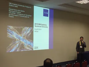Empregado da Celepar ministra palestra em evento sobre tecnologias disruptivas