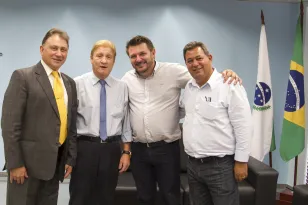 Nelson Garcia, Jacson Carvalho Leite, Evandro Oro e Valderi da Silva