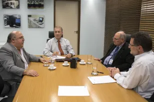 Lincoln Moreira, Jacson Carvalho Leite, Lucio Hansel e Mauro Sorgenfrei