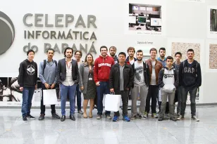 Universitários do curso Ciência da Computação da PUC-PR visitam a Celepar