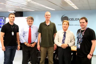 Luiz Rodriguez Fantini, José Juracy Macedo, Fernando Fendrich, Jacson Leite e Fabio José Kolling