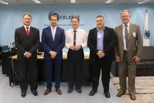 Nelson Garcia, Marcel Micheletto, Jacson Carvalho Leite, Cassiano Ribas e Elcio Marcowcz