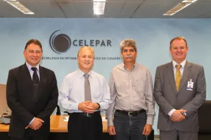 Nelson Garcia, Jacson Carvalho Leite, Paulo de Queiroz Souza e Elcio Marcowcz