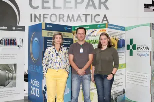 Débora Ruedell, Cristiano Visnieski e Karina Paula de Camargo Curcio