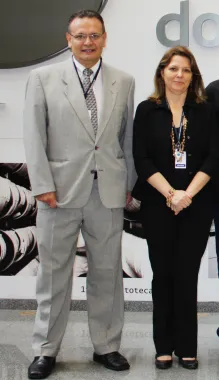  O diretor de tecnologia da informação da Celepar, Danilo Scalet e a gerente Cristina Ângela Filipak, coordenam o projeto de melhoria de processos na empresa