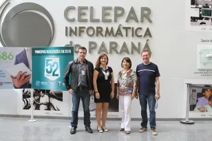 Thales Queiroz, Jucélia Machado, Marcia Sens e Marcio Skraba