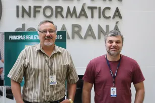 Na foto: José Luis César Cotrino e Emmanuel Valim de Freitas