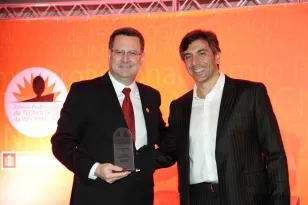 Mauro Sorgenfrei, representando o presidente Jacson Leite no evento.