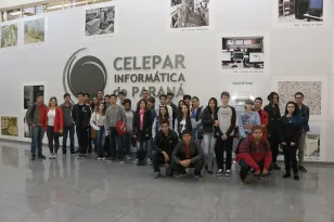 Alunos do município de Palotina visitam a Celepar