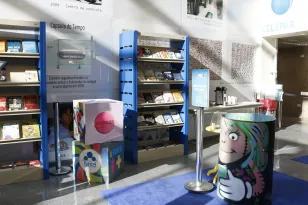  Empregados da Celepar comemoram Dia Mundial do Livro com espaço literário e doações ao projeto Pegaí