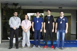 Marcelo  Henrique Dias Abreu, Dirceu Grein, Felipe Moreno, Wilson Leite e Roberson Faria
