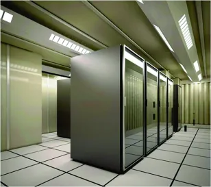 Imagem virtual do data center da Celepar