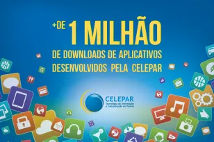 Aplicativos desenvolvidos pela Celepar ultrapassaram a marca de um milhão de downloads