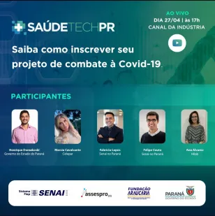 Governo Estadual reúne projetos inovadores para o combate ao novo coronavírus