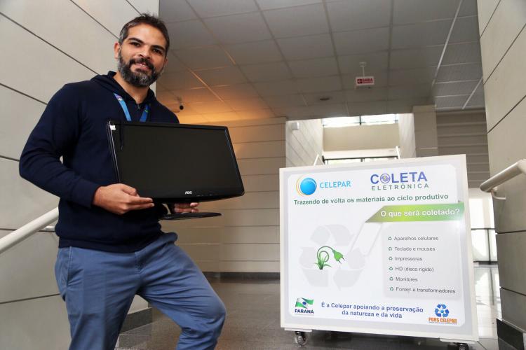 Celepar coleta 500 quilos de lixo eletrônico por ano