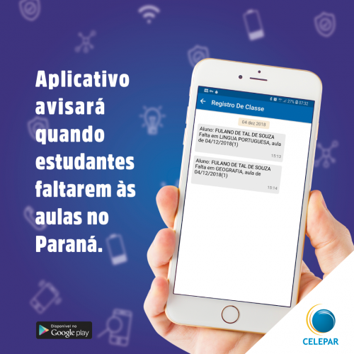 Aplicativo vai avisar quando estudantes faltarem às aulas no Paraná